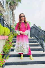 MIRAAL - 2PC SOFT SILK PRINTED v45