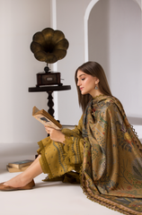 Sobia Nazir - 3PC Dhanak EMBROIDERED ZF218