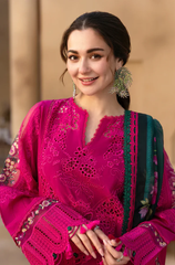 SAIRA RIZWAN - 3PC LAWN EMBROIDERED SUIT ZF335