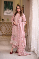 ANEELA'S -3PC LAWN EMBROIDERED SUIT ZF329