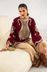 ETHNIC - 2PC LUXURY SILK EMBROIDERED V44
