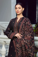 Dhanak -3PC Embroidered ZF319