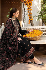 Dhanak -3PC Embroidered ZF320