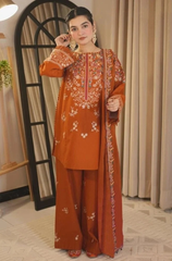 BATIK -  3PC DHANAK EMBROIDERED V47