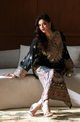ETHNIC - 3PC LUXURY RAW SILK EMBROIDERED V738