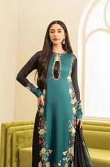 LULUSAR - 3PC SILK PRINTED ZF268