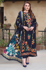 ASIM JOFA - 3PC DHANAK EMBROIDERED ZF286