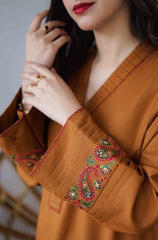 AISLING - 3PC Dhanak Embroidered ZF10