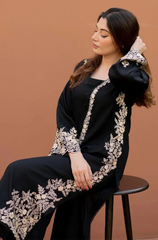 MARIA B - 2PC Dhanak Embroidered ZF169