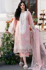 BIN ILYAS - 3PC Lawn Embroidered ZF240