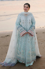 QALAMKAR -  3PC LAWN EMBROIDERED V722